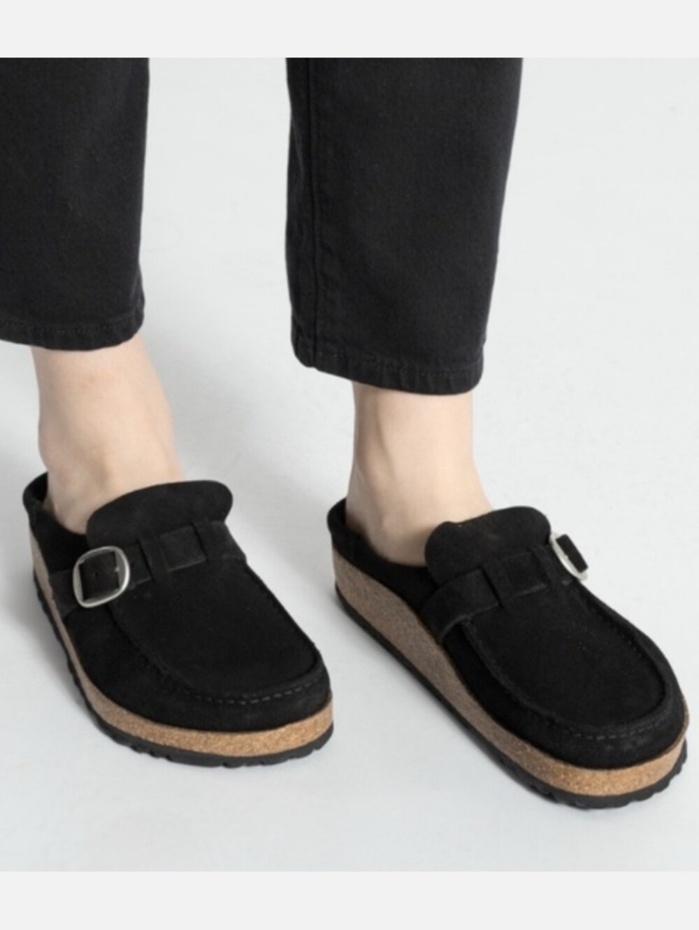 Birkenstock Buckley Black Slip On Clog Shoe 37 - Picture 14 of 15